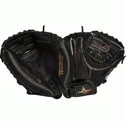  Allstar Catchers Mitt CM3000SBK Pro a 33.5-inch right-handed throw mitt desi